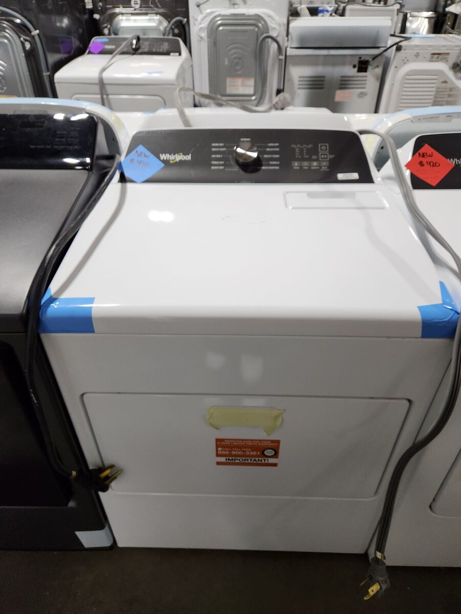 BRAND NEW! WHIRLPOOL TOPLOAD ELECTRIC DRYER!