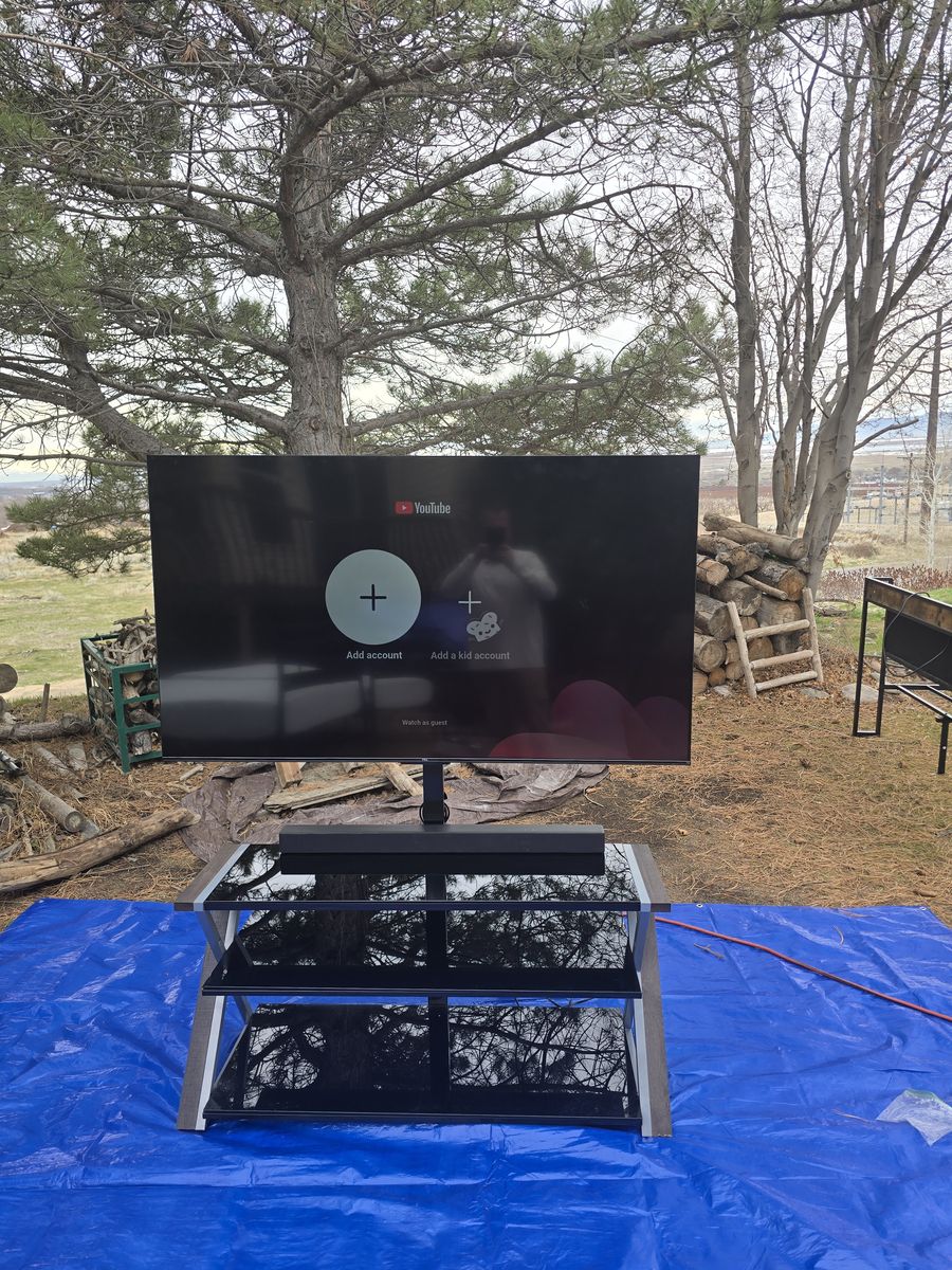 Tv, Tv stand and sound bar $300 OBO
