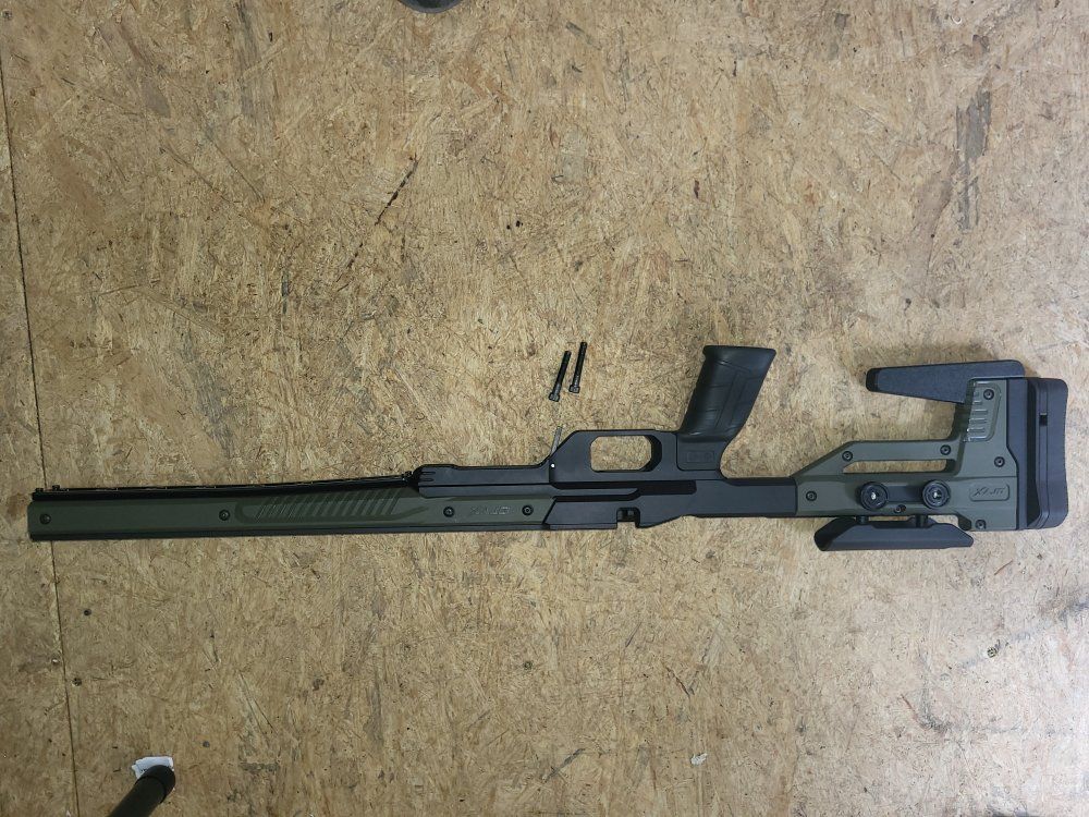MDT Oryx Chassis for Savage Axis SA. OD green panels.
