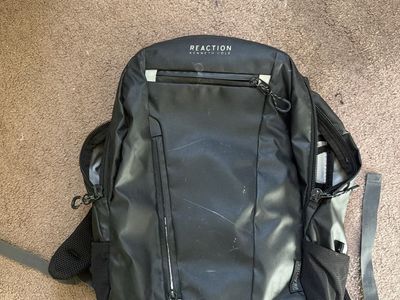 Kenneth Cole Reaction Black Backpack with Multiple Compartments