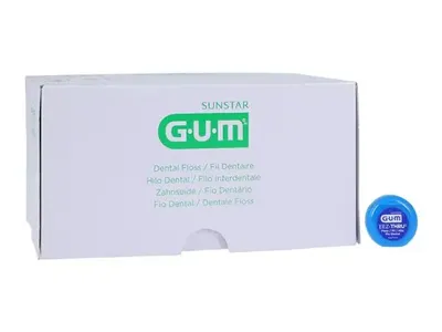 GUM Pro-Weave Mint Dental Floss Box 144 Count 4 Yards Each Travel Size Bulk