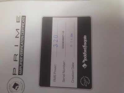 Rochford fosqate new in box
