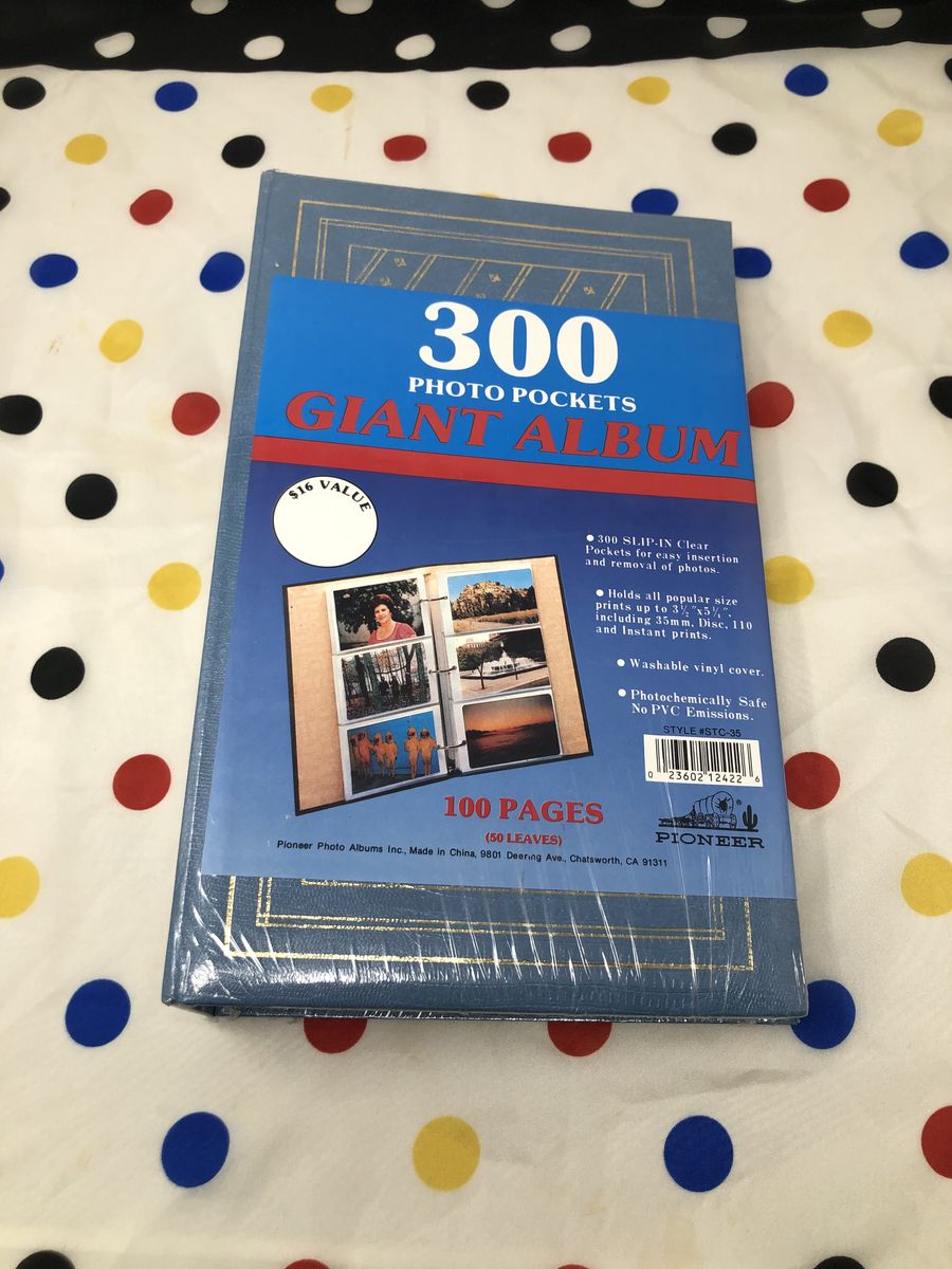 Vintage New Pioneer Photo Giant Album – 300 Pockets
