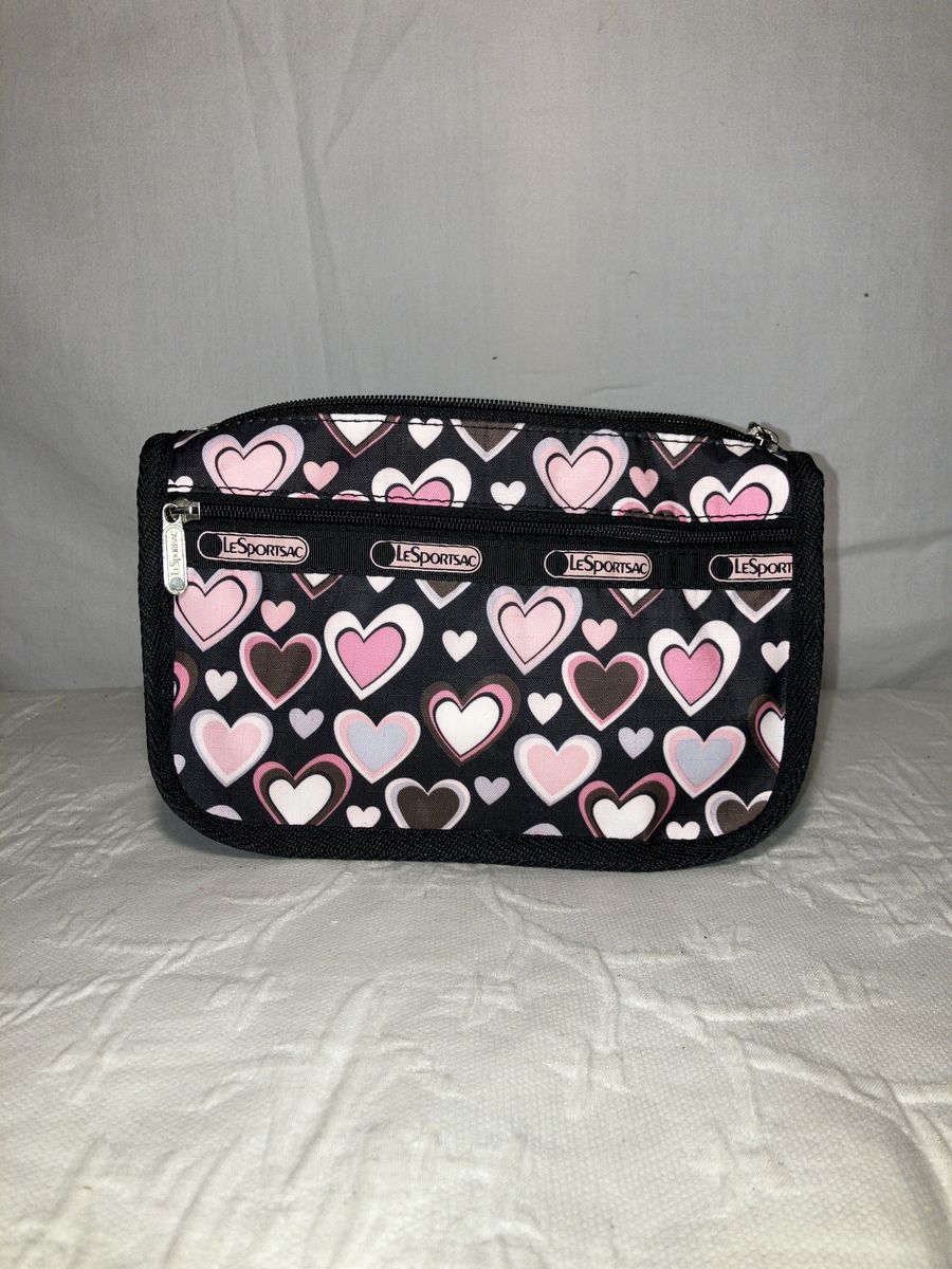 LeSportsac Heart Print Pouch