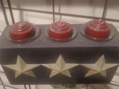 GLASS VOTIVE CANDLES DECOR HOLDER.