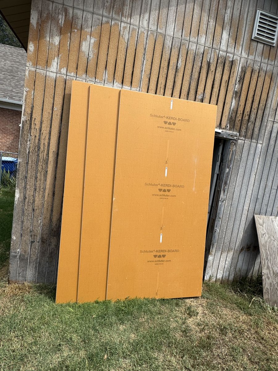 Schluter Kerdi-Board 96x48x1/2in. Waterproof Building Panels (Qty 3)