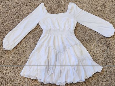 Women's white dress