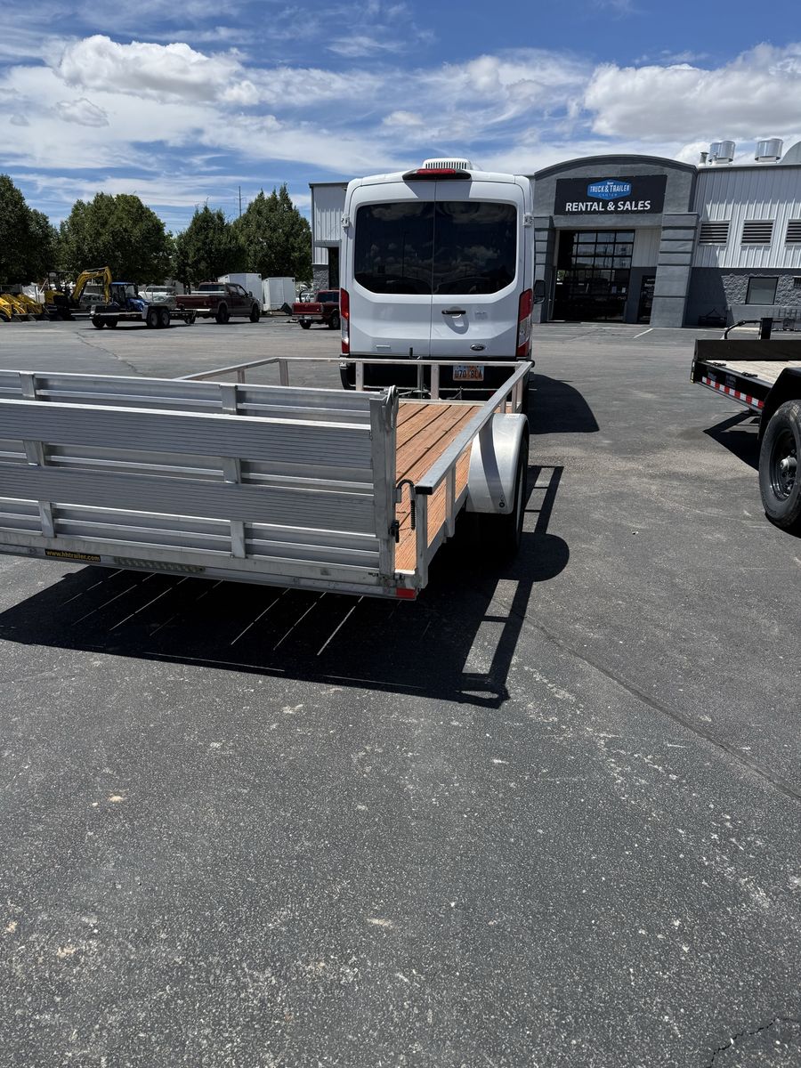Utility Trailer, Aluminum with Wood Deck