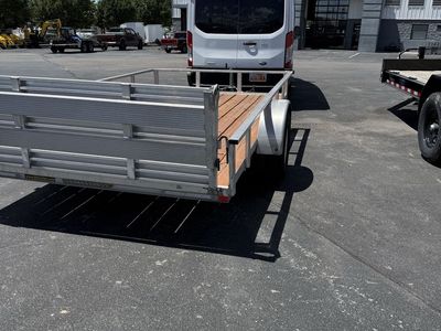 Utility Trailer, Aluminum with Wood Deck
