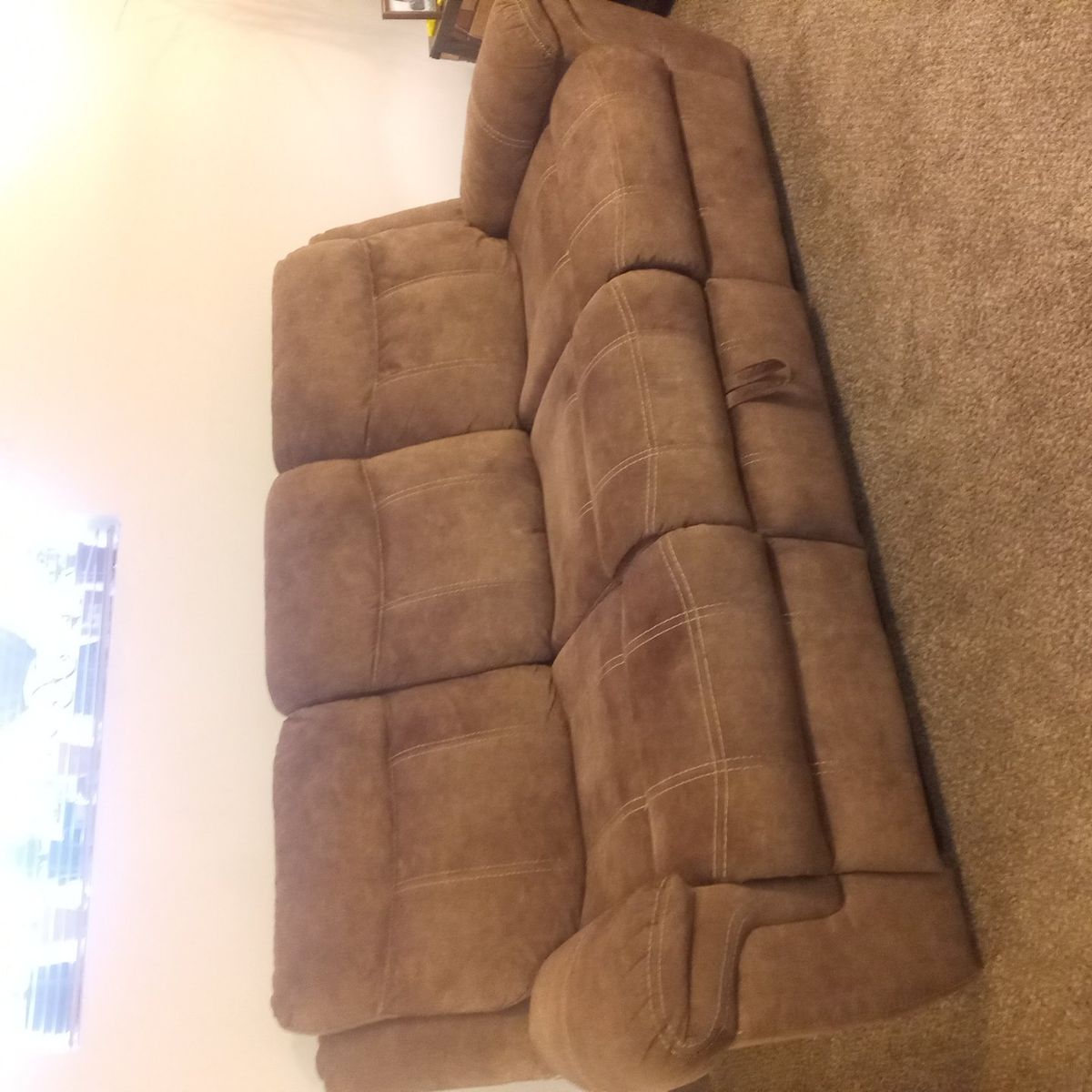 Two piece set of recliners
