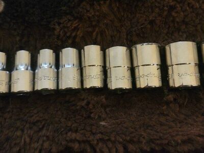 snap-on 1/4" Drive Shallow Socket Set