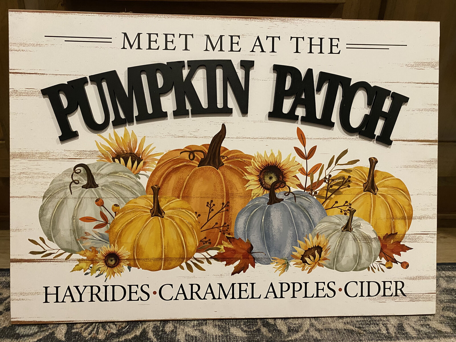 Fall Pumpkin Patch Sign