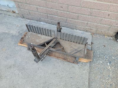 Vintage miter box