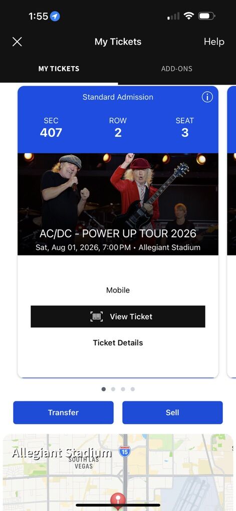 AC/DC Tickets
