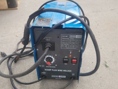 Chicago Electric 90 Amp Flux Wire Welder - SKU 98871, Used Condition