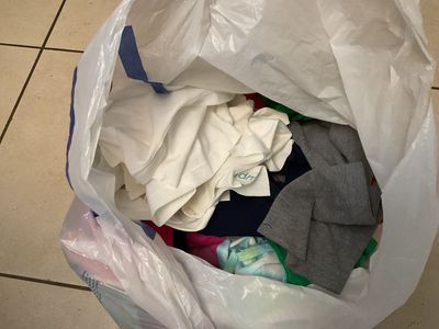 Free Cotton knit fabric small pieces 4 pounds