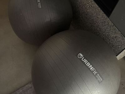 2 large 33” exercise balls