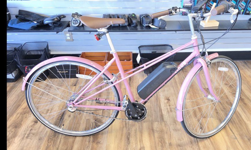 Linus 550 watt mid-drive 3-speed e-bike conversion