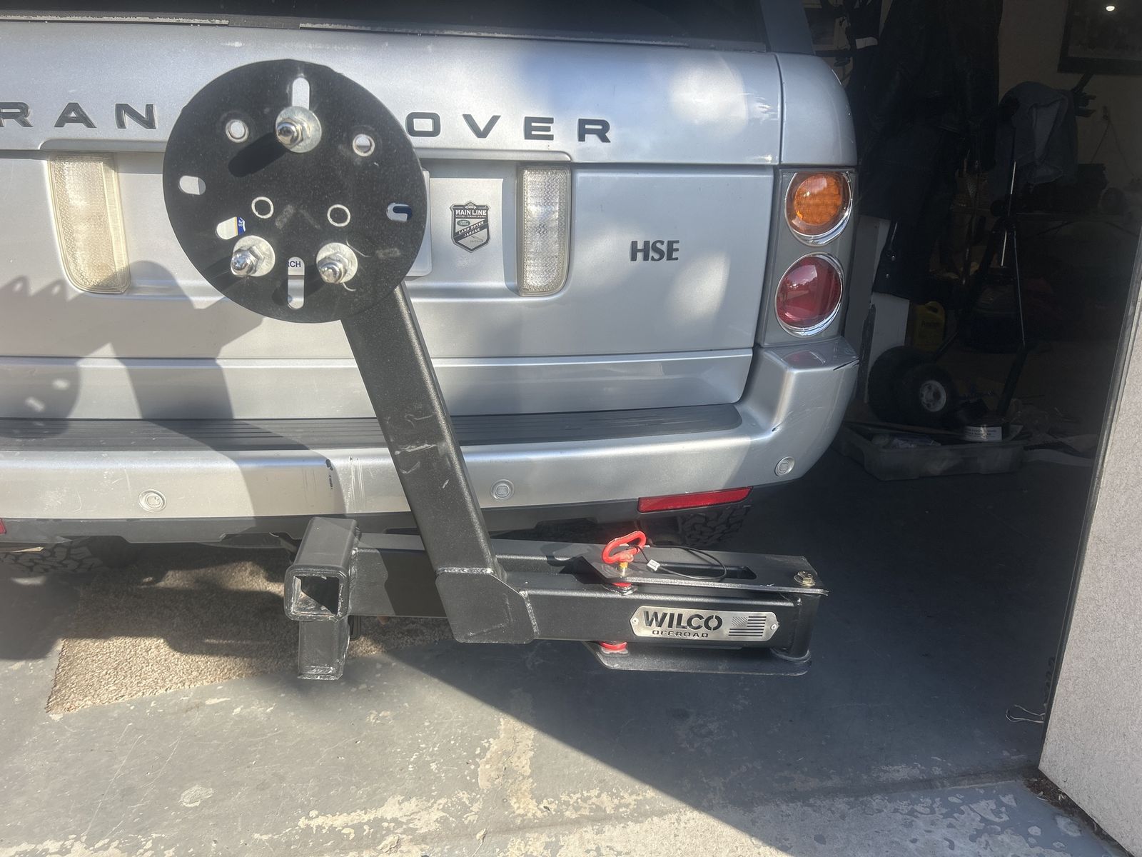 Wilco Offroad Hitchgate Solo Spare Tire Carrier Mount
