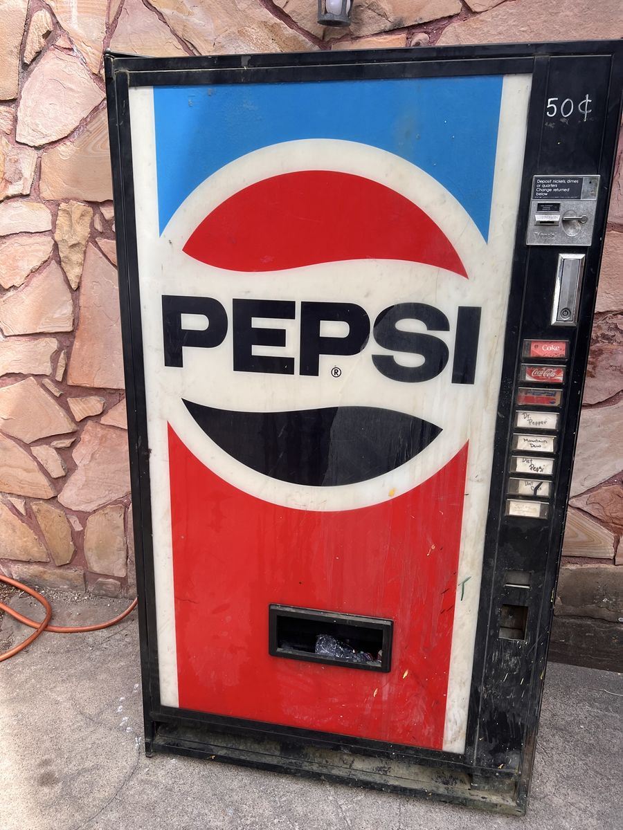 Vintage Pepsi Vending Machine - not working - Retro Drink Dispenser for Restoration