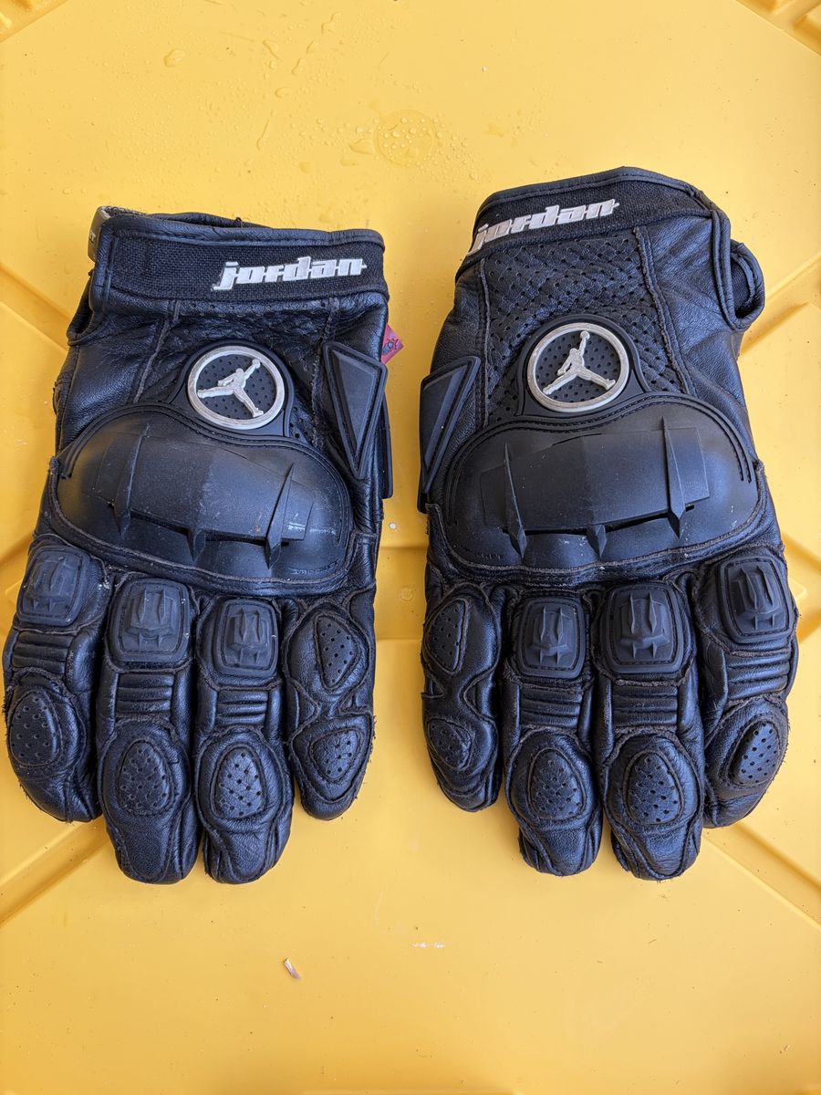 Jordan Brand Motorsports Leather Riding Gloves - Size Medium