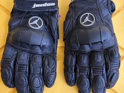 Jordan Brand Motorsports Leather Riding Gloves - Size Medium