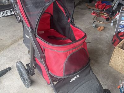 Gen7Pets Red and Black Pet Stroller
