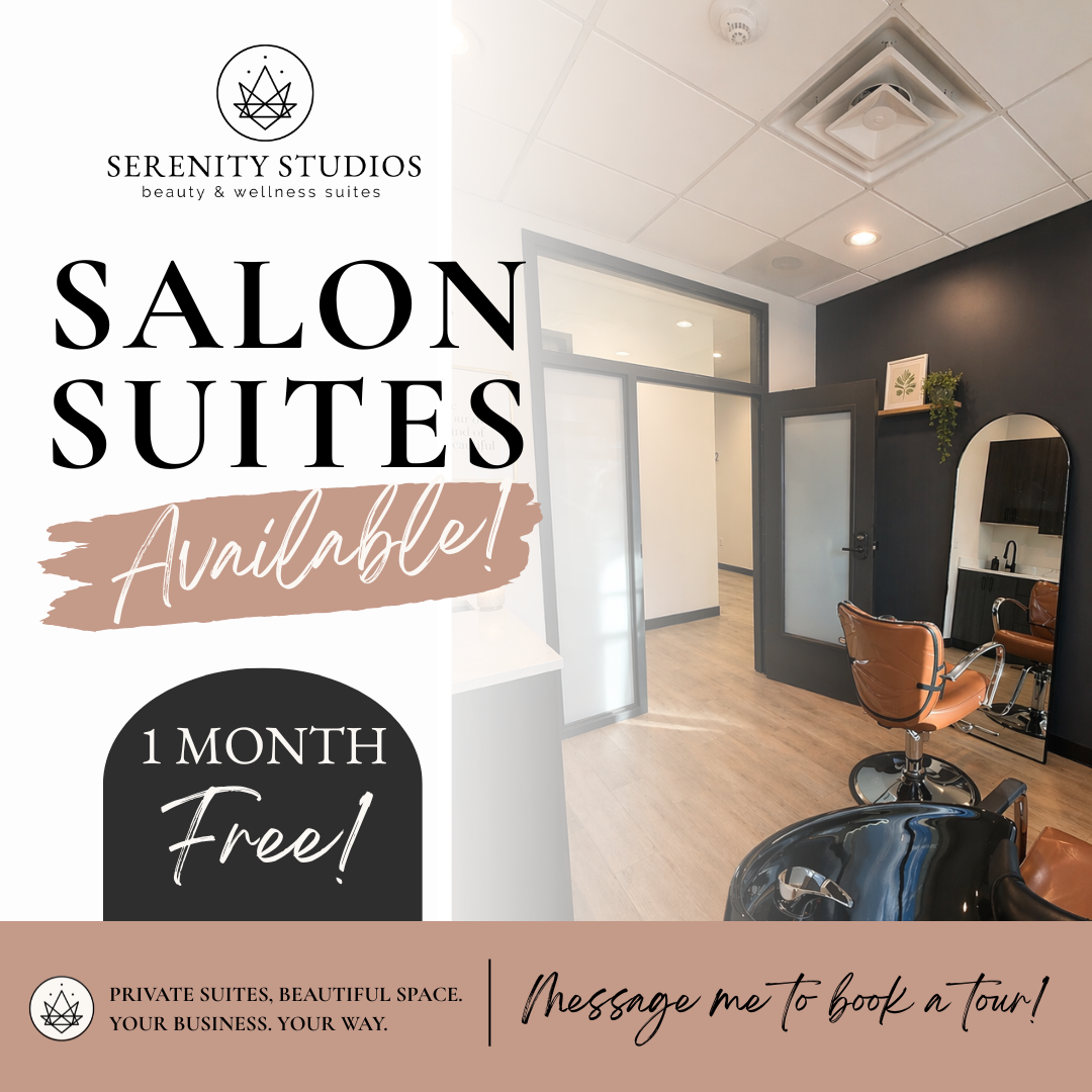 Salon Suites for Rent – Eagle Mountain -1 Month FREE – Serenity Studios