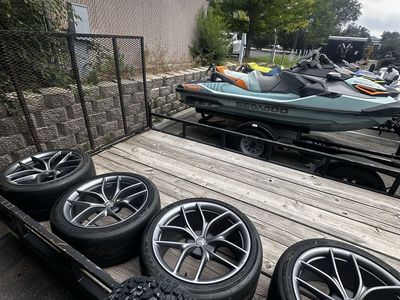 Tesla performance wheels and tires