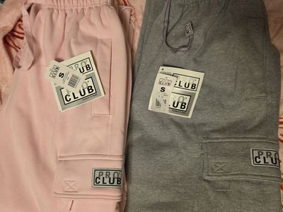 Pro club cargo sweatpants size S