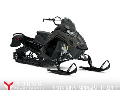 2025 Polaris® 850 PRO RMK 155 Shadow Gray / Gloss Black