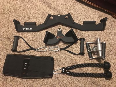 8 Piece Gym Equipment Bundle