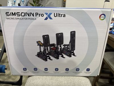 SIMSONN Pro X Ultra Racing Simulator Pedals - High-Precision Sim Racing Pedals