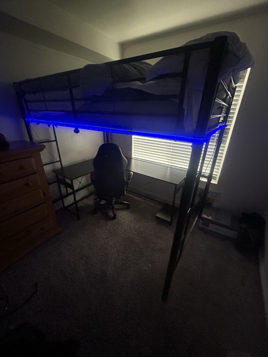 Black Loft bed