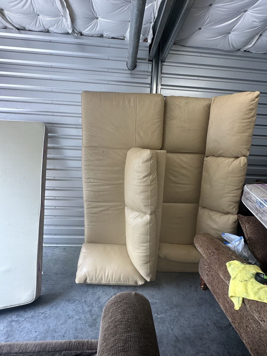 Used Tan Couches with Cushions (2 Available)