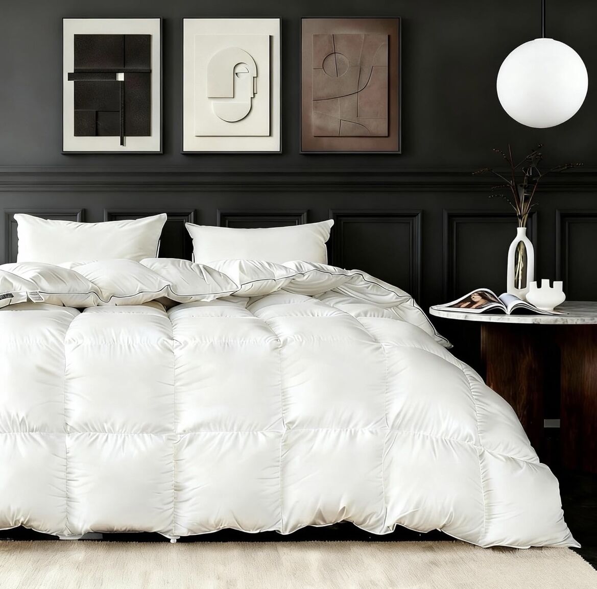 $60 - Queen Size Feather Down Fiber Comforter