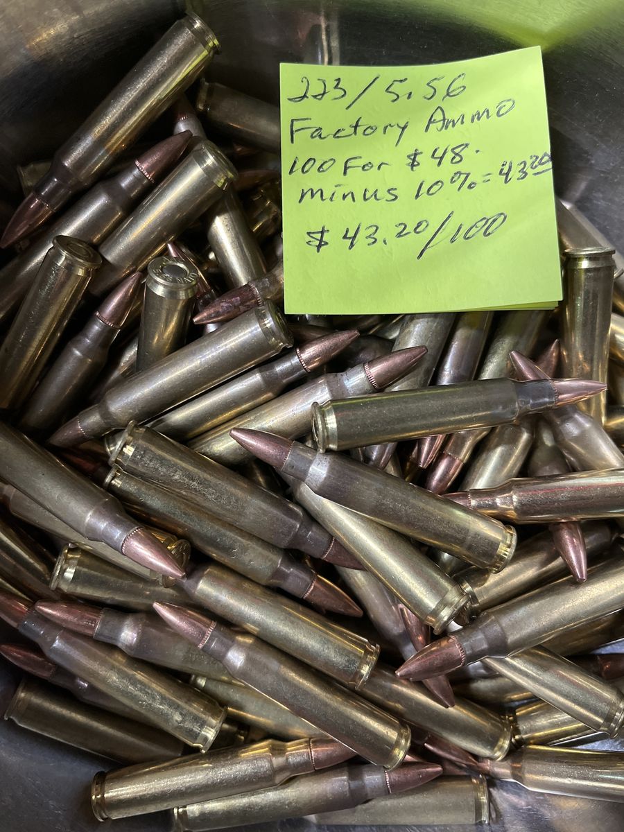 Factory New 223/5.56 Ammo.