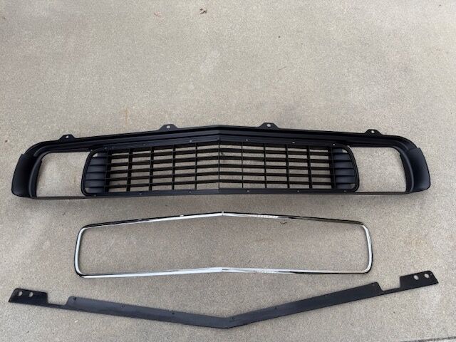 1969 Camaro Rally Sport Headlight Grill Assembly