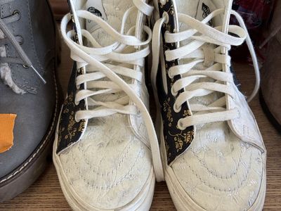 Vans Sk8-Hi Patchwork Floral Brocade High Top Sneakers