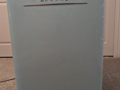 Vintage Style Mint Green Mini Fridge