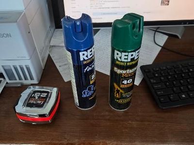 Whole box of bug repellant, most of it never used. $1 for entire box