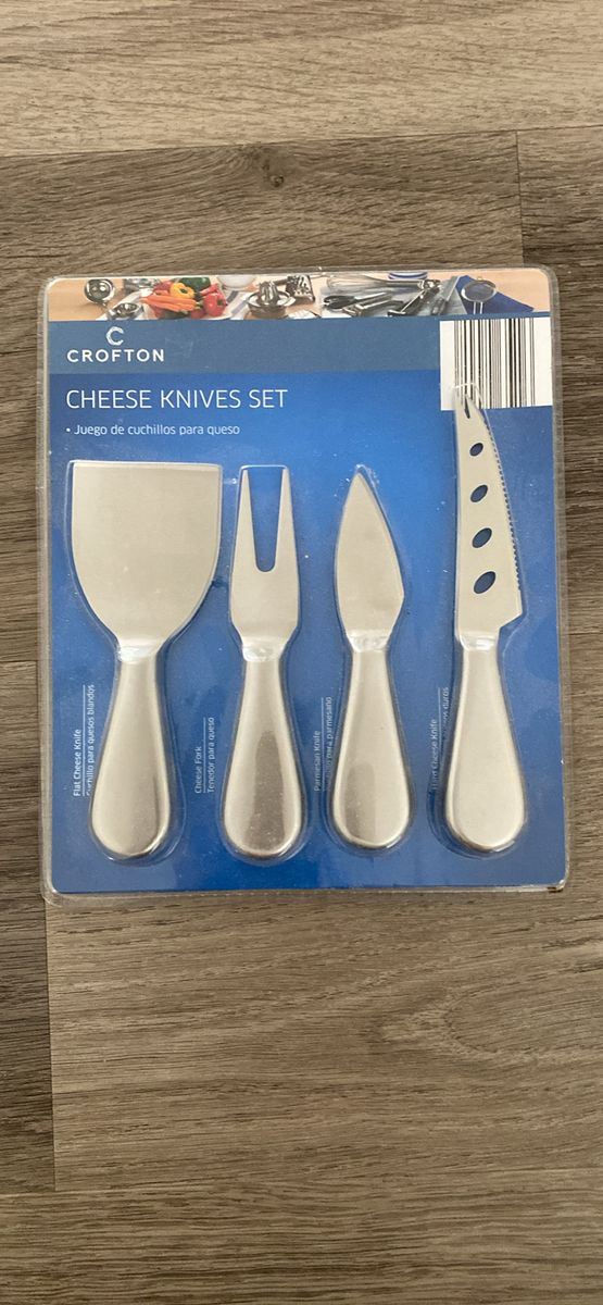 Crofton Stainless Steel Cheese Knives Set - 4 Piece