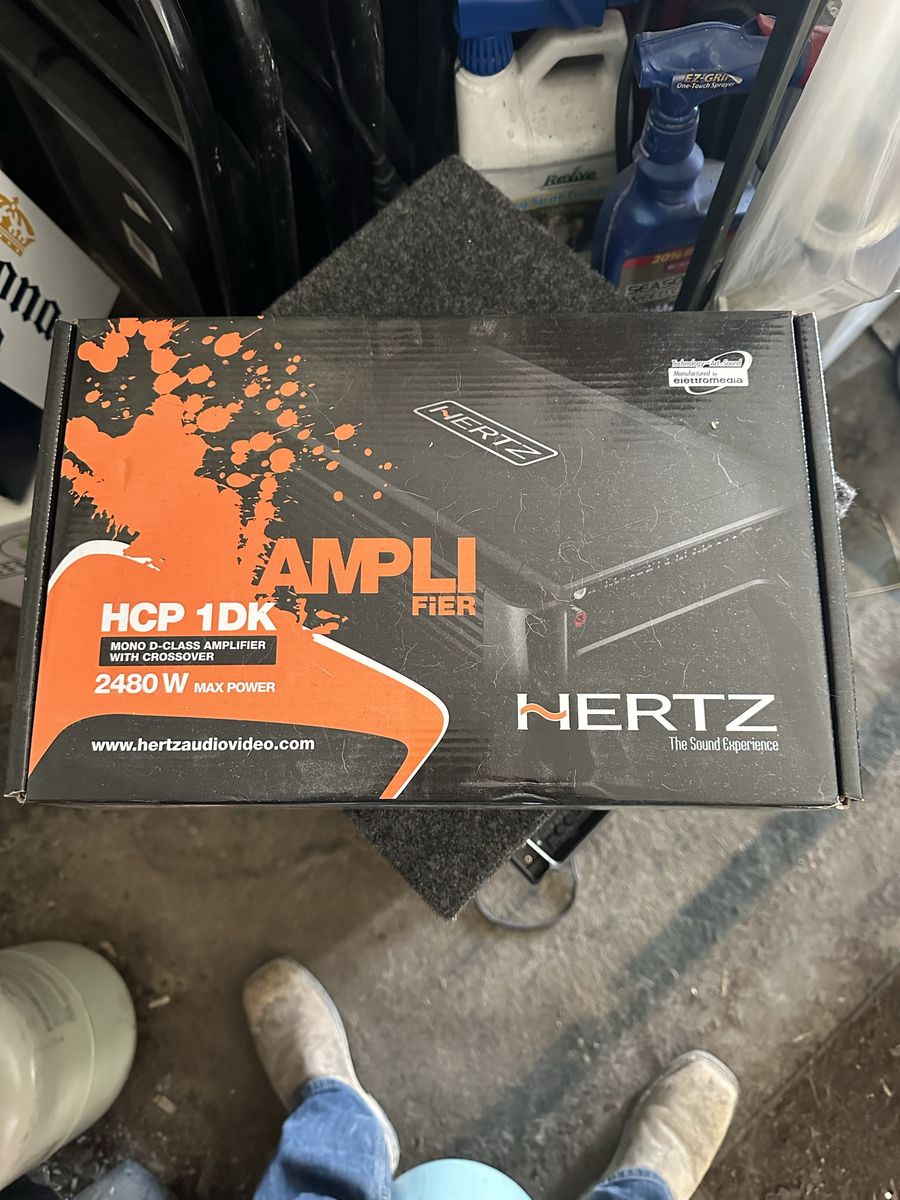 Hertz HCP 1DK Mono D-Class Amplifier with Crossover - 2480W Max Power Car Audio