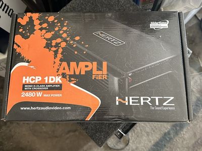 Hertz HCP 1DK Mono D-Class Amplifier with Crossover - 2480W Max Power Car Audio