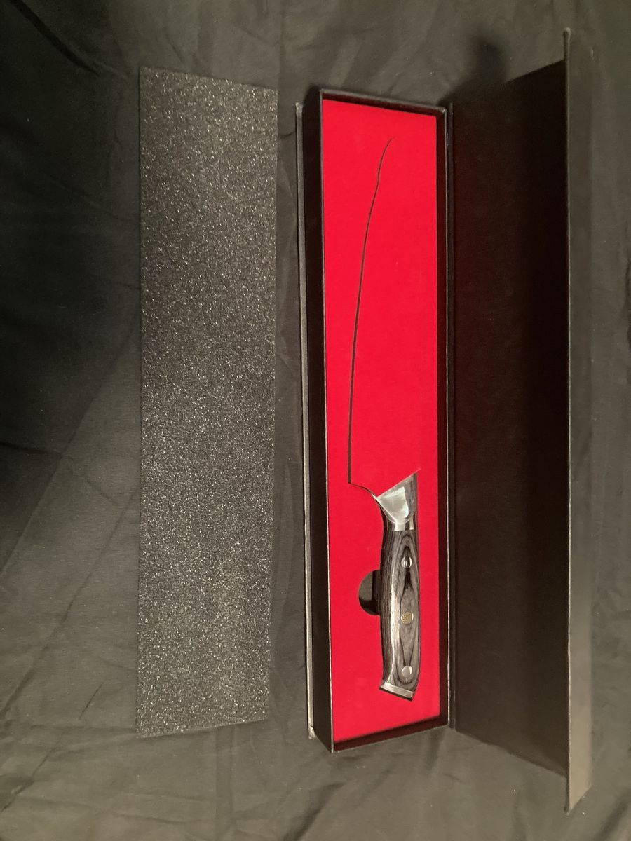 Chef Knife. Porkalee Chef Knife Kit, Finger Guard, No Slip