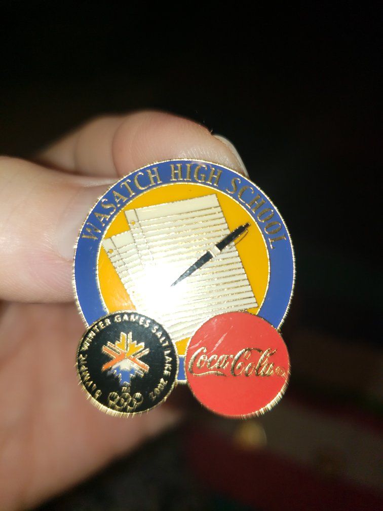 Salt Lake City 2002 Winter Olympics Wasatch High School Collectible Pin