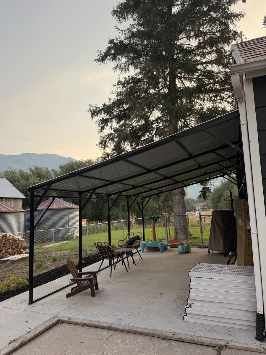 Moving Sale - 12’ x 20’ Lean-To Carport