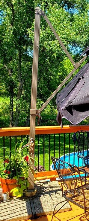 *READ AD* Brand New Vrienden Umbrella Frame and Base (NO CANOPY)