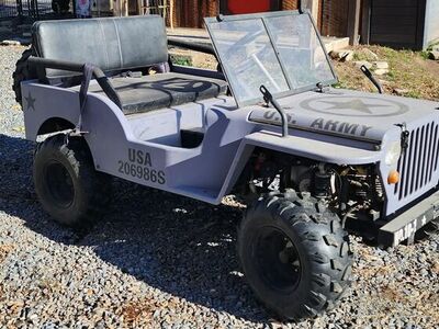 Mini Jeep, JEEP CJ7 WRANGLER WILLY RIDE ON DIRT BIKE GO KART ATV UTV HONDA POLARIS