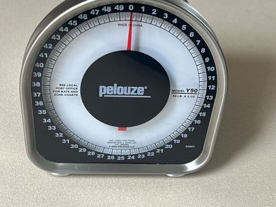 Pelouze Y50 50lb x 2oz Stainless Steel Mechanical Portion Control Scale